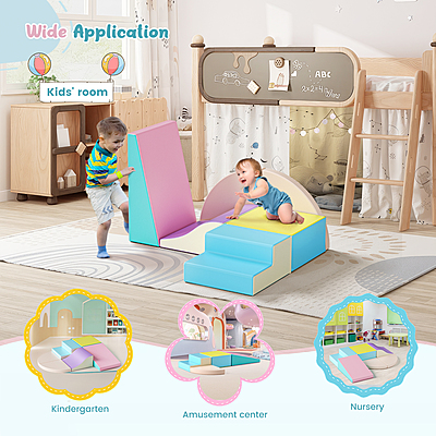 Големи меки модули за игра, Блокове от пяна - 6 броя