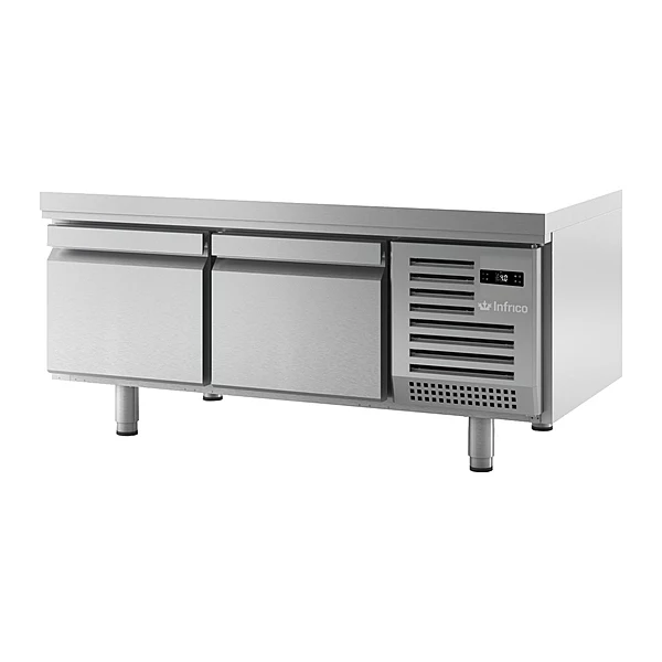 Mesa baja refrigerada con cajones 140 cm GN 1/1 Infrico MSG 1400