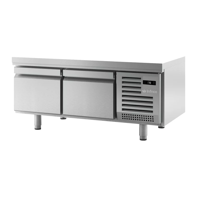 Mesa baja refrigerada con cajones 140 cm GN 1/1 Infrico MSG 1400