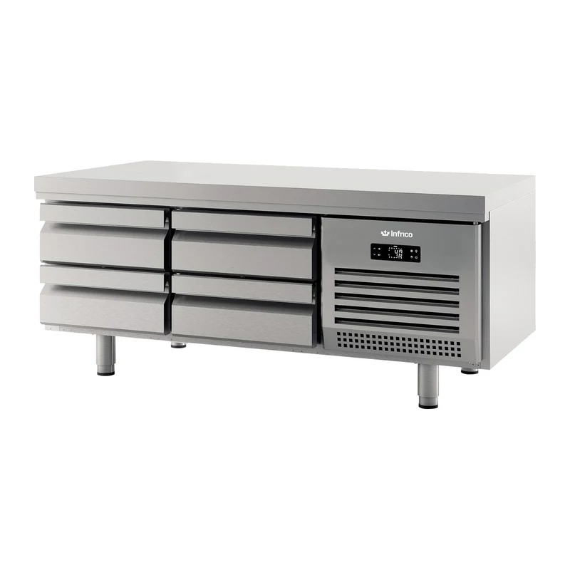 Mesa baja refrigerada con cajones 160 cm GN 1/1 Infrico MSG 1600