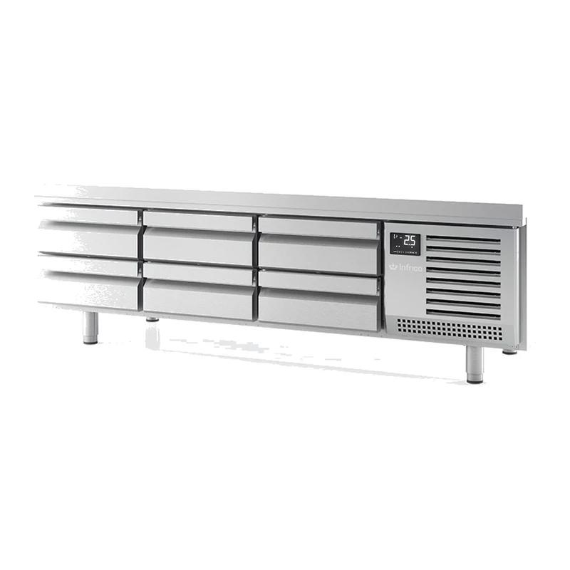 Mesa baja refrigerada con cajones 200 cm GN 1/1 Infrico MSG 2000