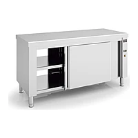 Mesa caliente pasante con encimera central 120x60 cm Eratos MCAP60-120C