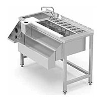 Mesa coctelera con refuerzo y cuba izquierda 120x74,5 cm Eratos MCS-120I