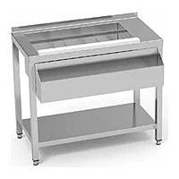 Mesa coctelera para combinados con estante 100x64,5 cm Eratos MCE-100