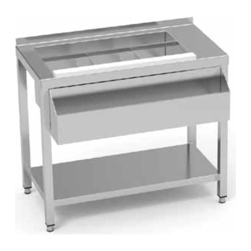 Mesa coctelera para combinados con estante 100x64,5 cm Eratos MCE-100