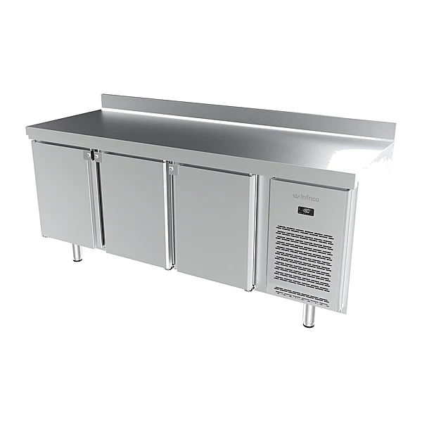 Mesa de congelación 196 cm 3 puertas GN 1/1 Infrico IM 703 PN