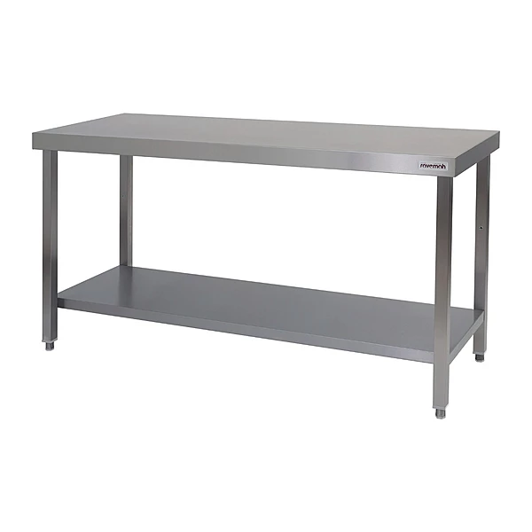 Mesa de trabajo central con estante 180x70 serie 700 Savemah MTC-700x1800