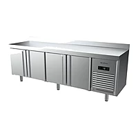 Mesa refrigerada 245 cm 4 puertas GN 1/1 Infrico BMGN 2450 II