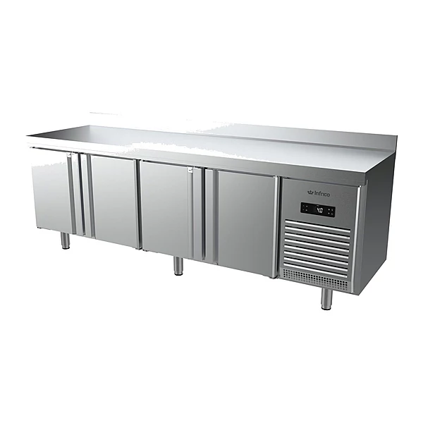 Mesa refrigerada 245 cm 4 puertas GN 1/1 Infrico BMGN 2450 II