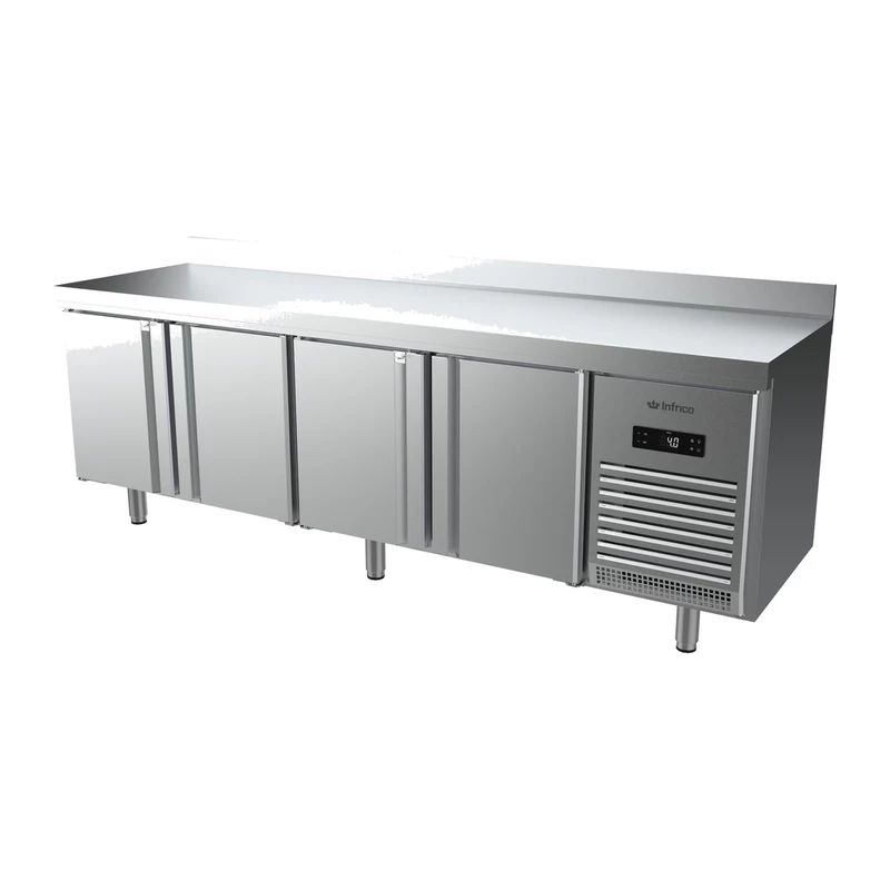 Mesa refrigerada 245 cm 4 puertas GN 1/1 Infrico BMGN 2450 II