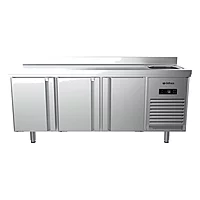 Mesa refrigerada con fregadero 196 cm 3 puertas Infrico BMPPF 2000 II – vista 2