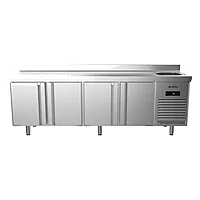 Mesa refrigerada con fregadero 245 cm 4 puertas Infrico BMPPF 2500 II – vista 2