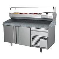 Mesa refrigerada para pizza 174 cm 2 puertas Infrico MP 1740 – vista 4