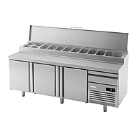 Mesa refrigerada para pizza 226 cm 3 puertas Lucena Infrico MPL 2300