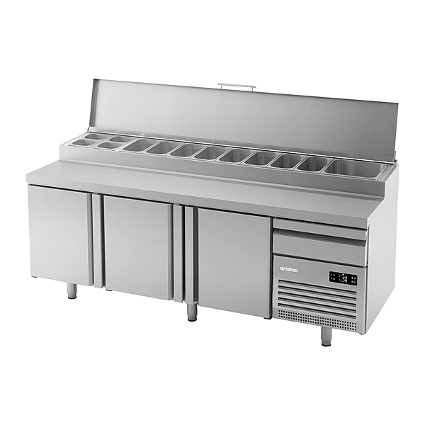Mesa refrigerada para pizza 226 cm 3 puertas Lucena Infrico MPL 2300