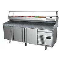 Mesa refrigerada para pizza 230 cm 3 puertas Infrico MP 2300 – vista 4