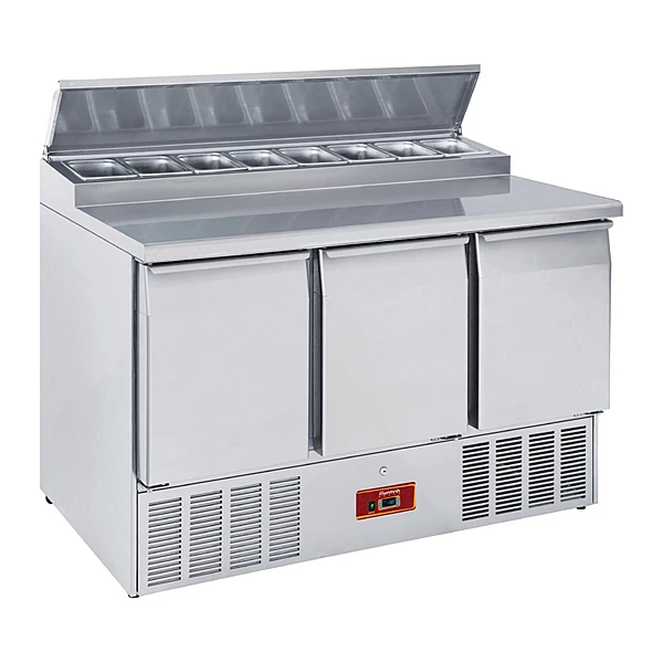 Mesa refrigerada para pizza y ensaladas Savemah MRPG-1400-EN