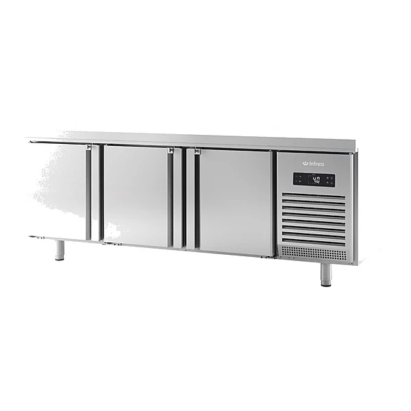 Mesa refrigerada pastelería 600x400 162 cm 4 puertas a dos caras Infrico MR 1620 PDC