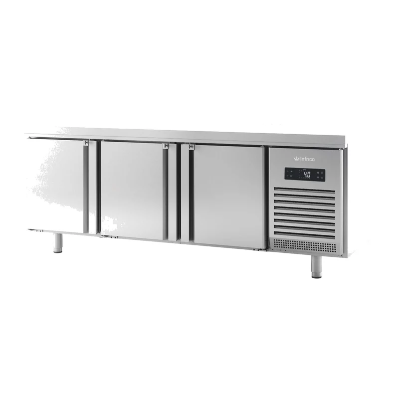 Mesa refrigerada pastelería 600x400 162 cm 4 puertas a dos caras Infrico MR 1620 PDC