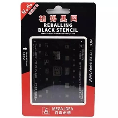 Apple iPhone 11 , Pro , Max - QianLi Mega - Idea CPU IC Chip BGA Stencil Template - Black