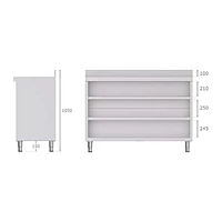 Mueble estantería serie 600 100x60 Savemah E-600/1000
