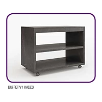 Mueble neutro de buffet modular V1 acabado Hades Savemah BUFFET V1 HADES