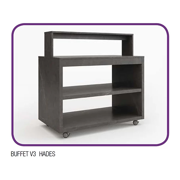 Mueble neutro de buffet modular V3 acabado Hades Savemah BUFFET V3 HADES