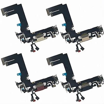 For Apple iPhone 13 Mini - Replacement Charging Port Flex Flex Cable With Microphone - Pink