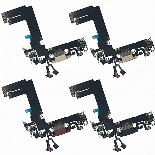 For Apple iPhone 13 Mini - Replacement Charging Port Flex Flex Cable With Microphone - Pink