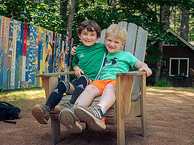 Traditional camp in Maine