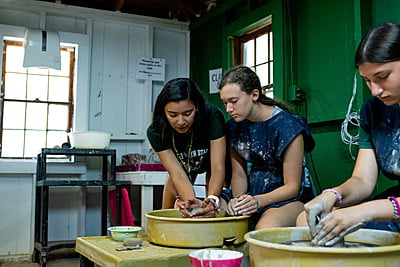 Traditional camp in Maine