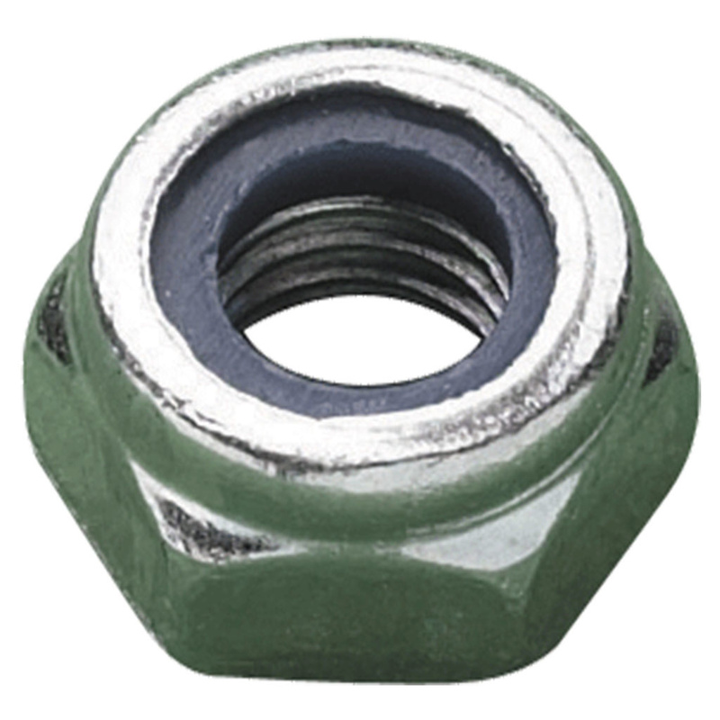 M10 X 1.25 Nyloc Nut Fine Type T DIN 985 Bzp