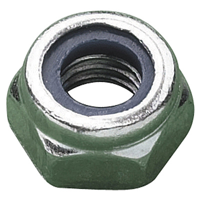M20 X 1.5 Nyloc Nut Fine Type T DIN 985 Bzp