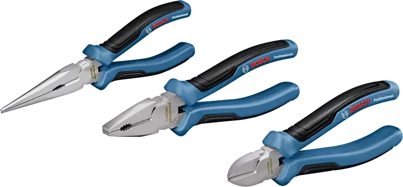 БОШ Комплет клешти од три дела Професионални