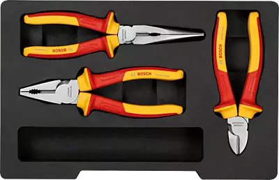 VDE сет клешти од 3 дела Професионални