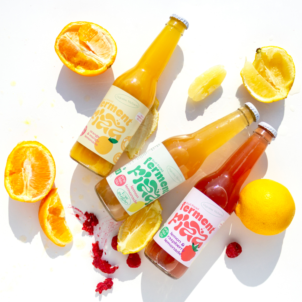 Ferment Fizz Lemon 330 ml bottle (12x330ml)