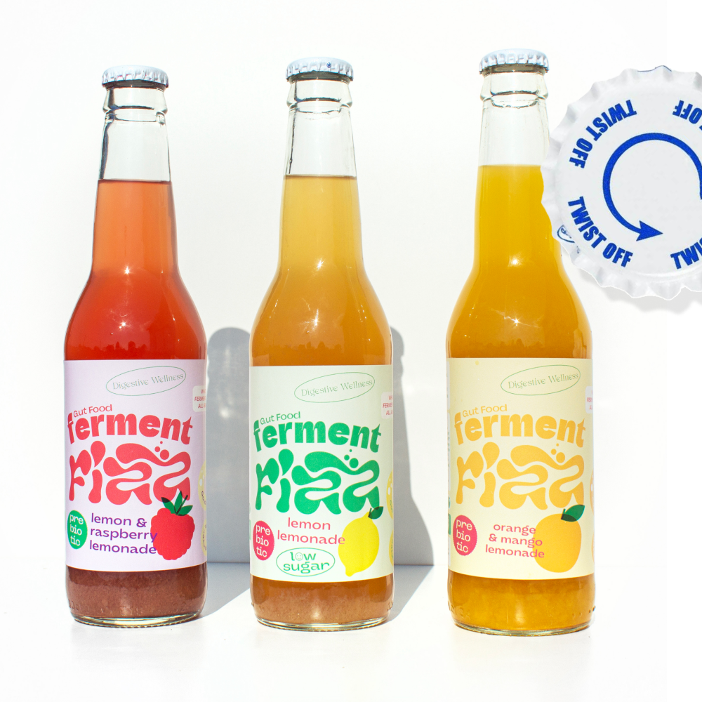 Ferment Fizz Lemon 330 ml bottle (12x330ml)