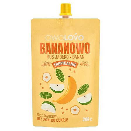 Mus jabłkowo - bananowy 200g *BANANOWO (NEW EXOTIC!!!!!)