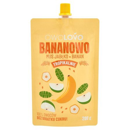 Mus jabłkowo - bananowy 200g *BANANOWO (NEW EXOTIC!!!!!)