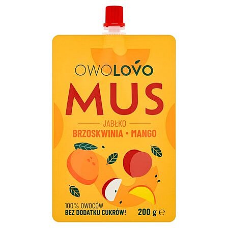 Mus jabłkowo - mango 200g *BANANOWO (NEW EXOTIC!!!!!)