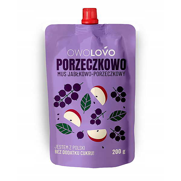 Mus jabłkowo-porzeczkowy 200g * PORZECZKOWO
