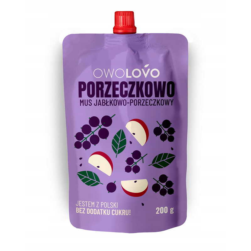Mus jabłkowo-porzeczkowy 200g * PORZECZKOWO