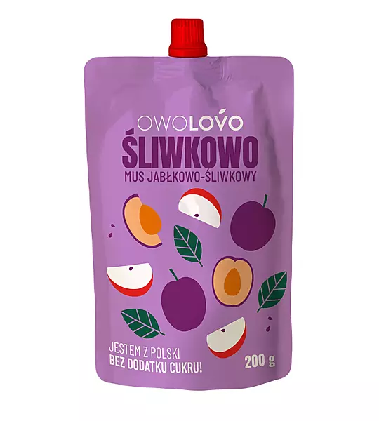 Mus jabłkowo-śliwkowy 200g * ŚLIWKOWO