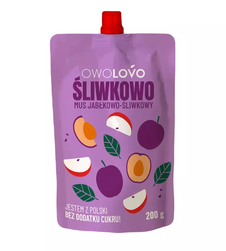 Mus jabłkowo-śliwkowy 200g * ŚLIWKOWO