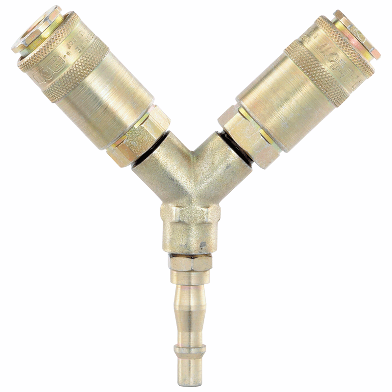 PCL Airflow Twin Coupling Y Piece With Male