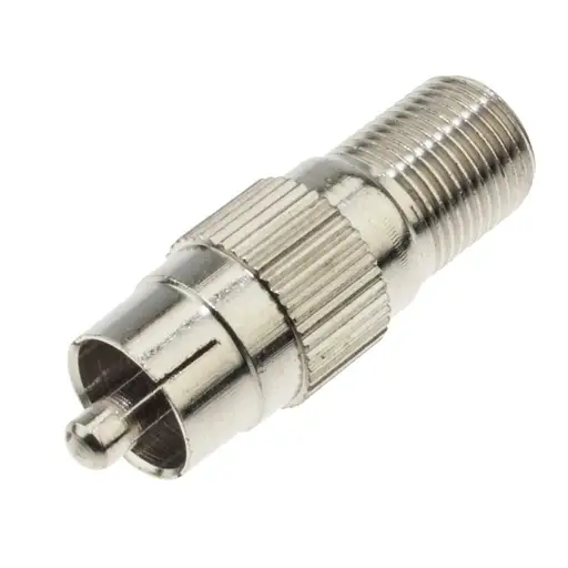 F Female to Phono Male Adaptor