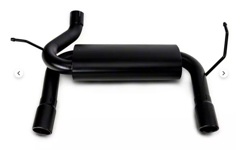 The RedRock Dual Outlet Axle-Back Exhaust