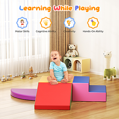 Големи меки модули за игра, Блокове от пяна - 4 броя Големи меки модули за игра, Блокове от пяна - 4 броя