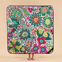 Rosy Posy Everyday Picnic Rug and Backpack Set
