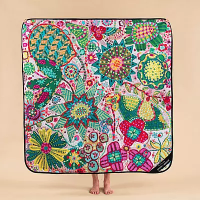Rosy Posy Everyday Picnic Rug and Backpack Set